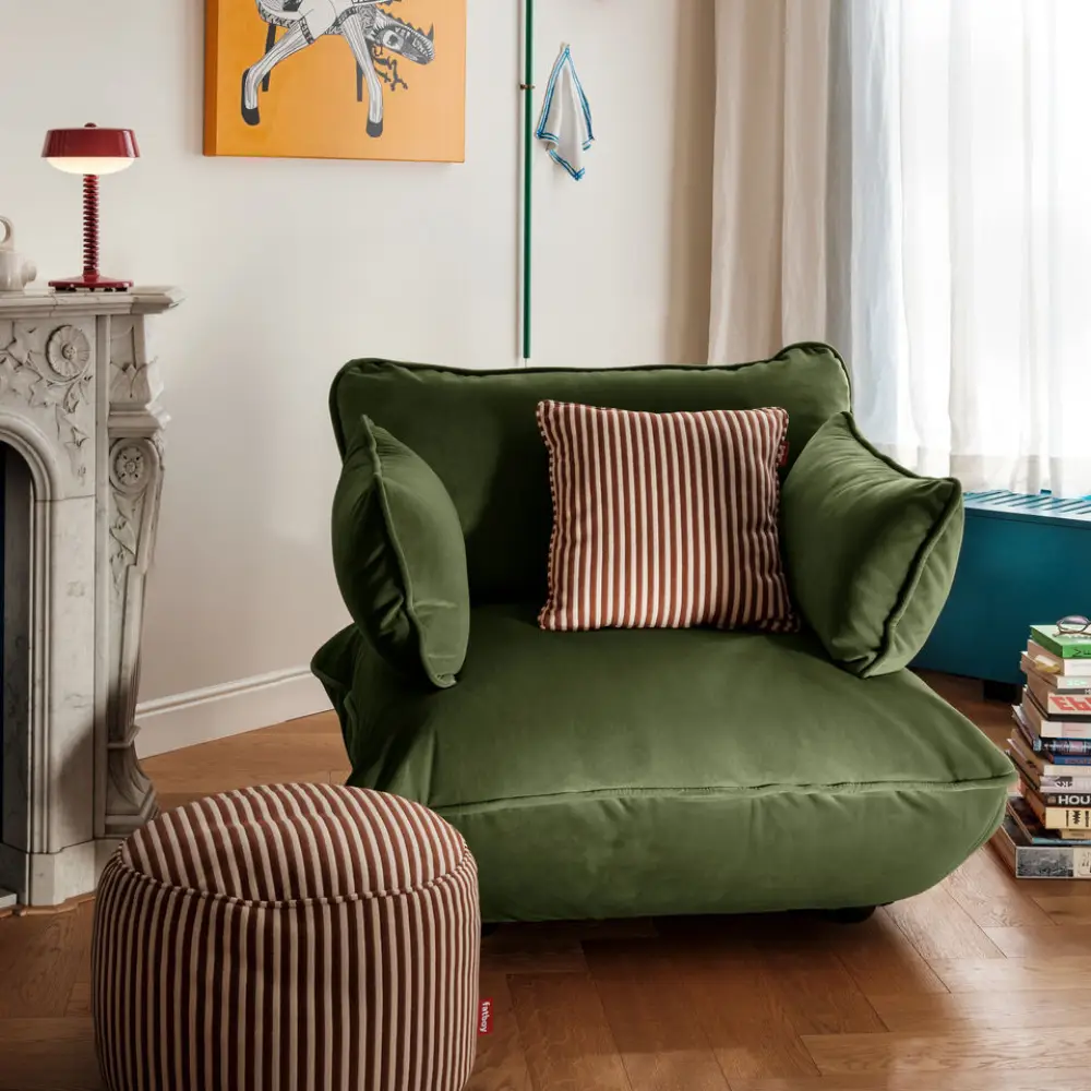 sumo armstöd velvet recycled deep green