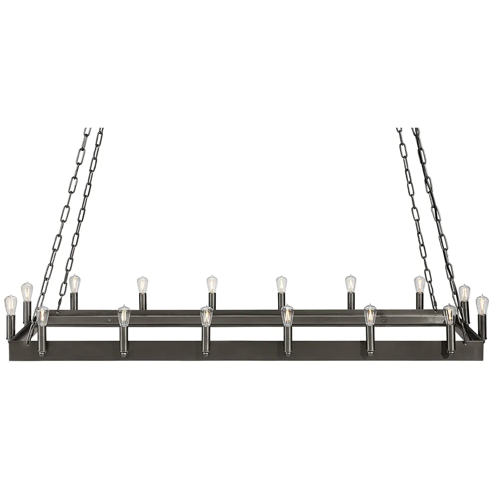 Artwood Taklampa Crown 148×48 Cm Iron