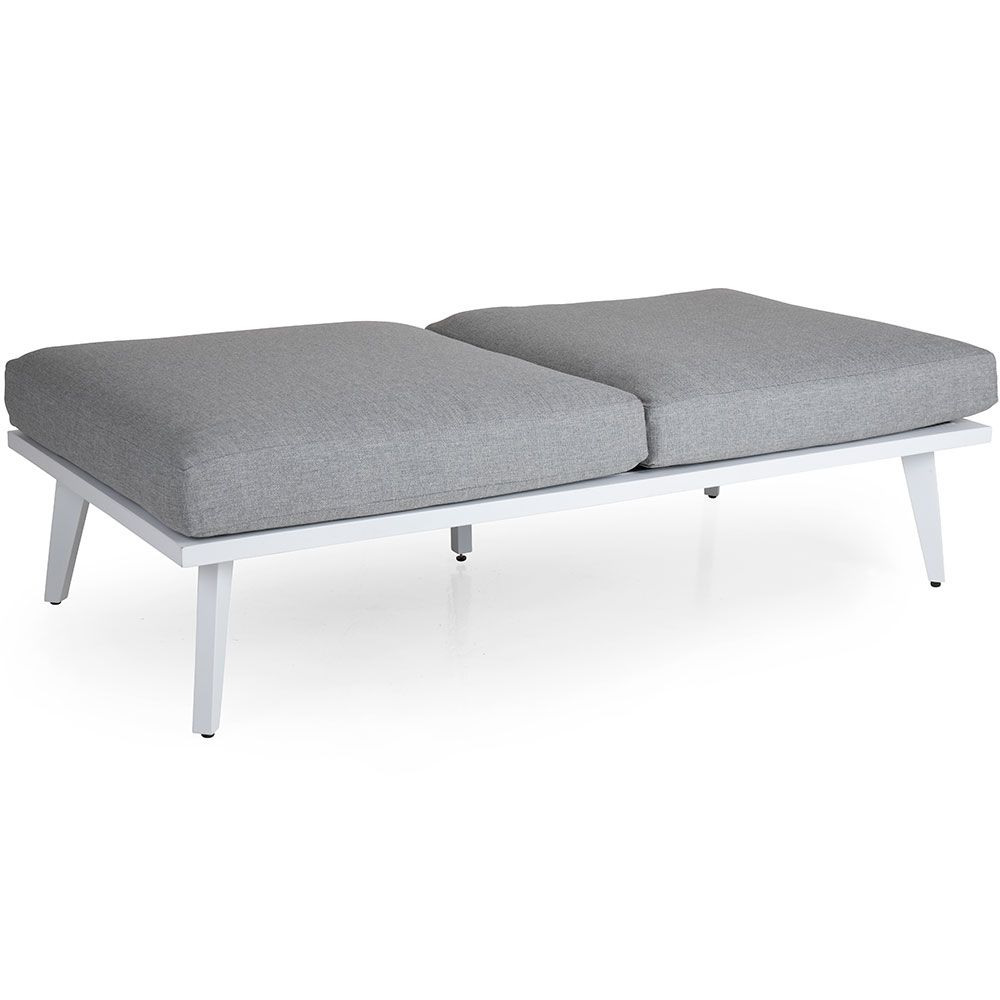 Villac 2-sits modul vit/grå 
