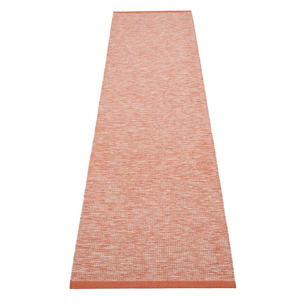 Pappelina Sam matta 70 x 300 cm Brick/Pale Rose