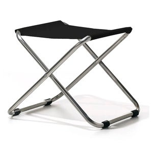 Chico fotpall svart aluminium/textilene 