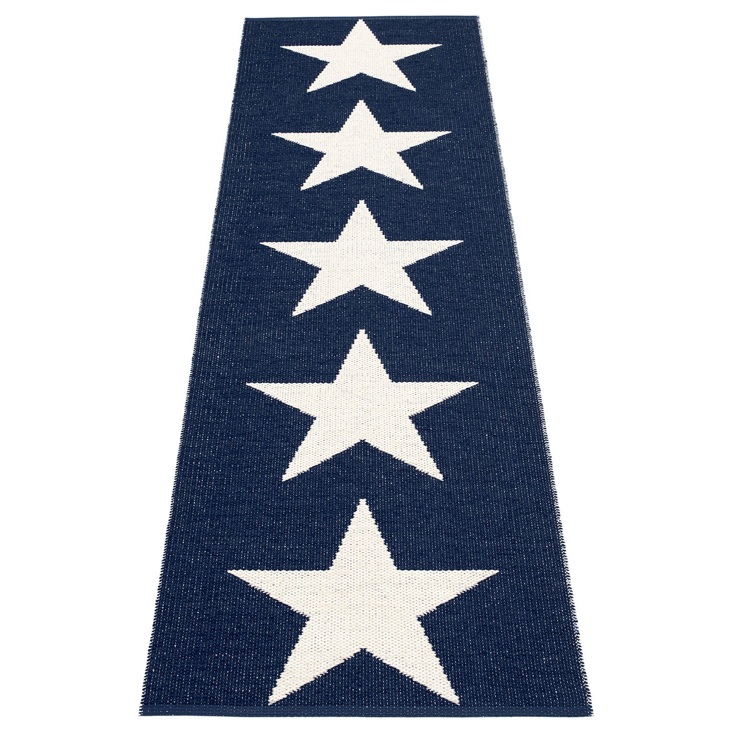 Viggo matta 70x250 cm one dark blue / vanilla 