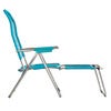 Spaghetti solstol matt turquoise aluminium
