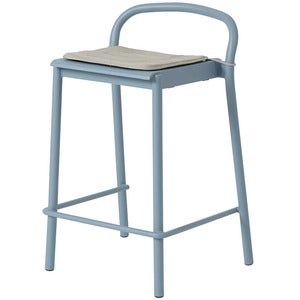 Linear Steel dyna till barstol Light Grey