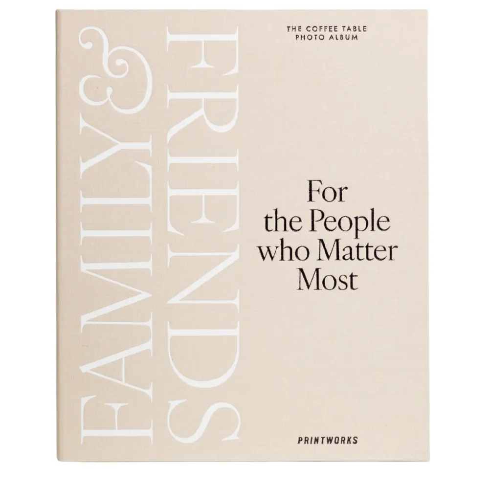 Fotoalbum - Family and Friends, Beige