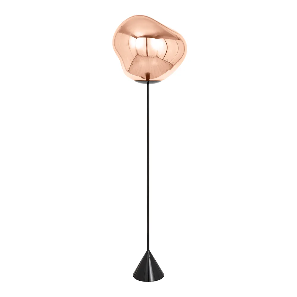 Melt Cone Slim Golvlampa Copper LED