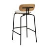 Curious Barstol Ek/Svart Teddy White