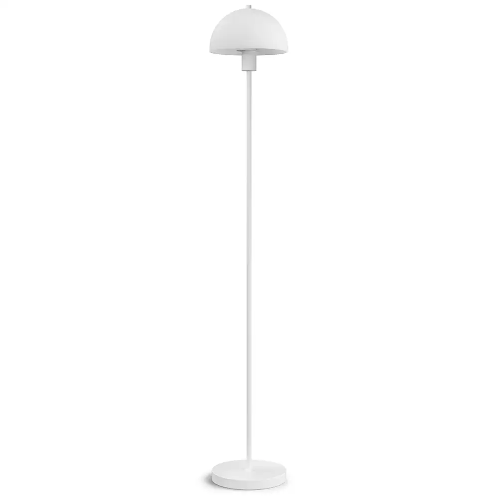 Vienda golvlampa vit/glas E14