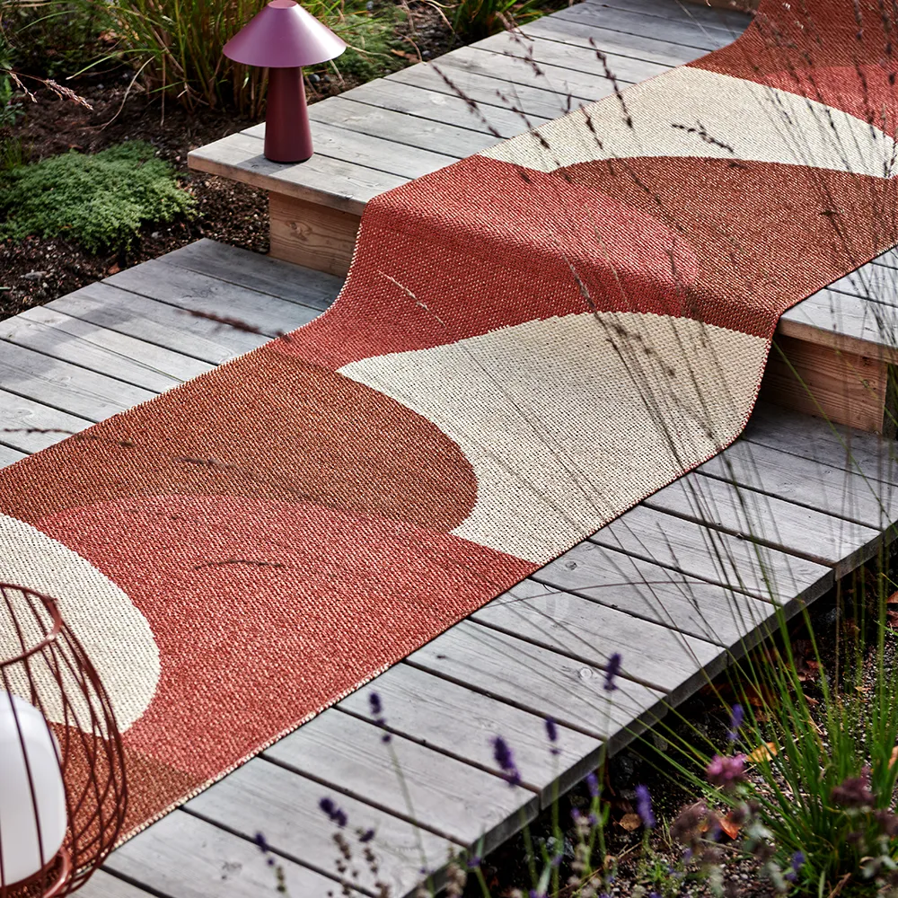 Hill matta Brick/Rust/Cream 70 x 360cm