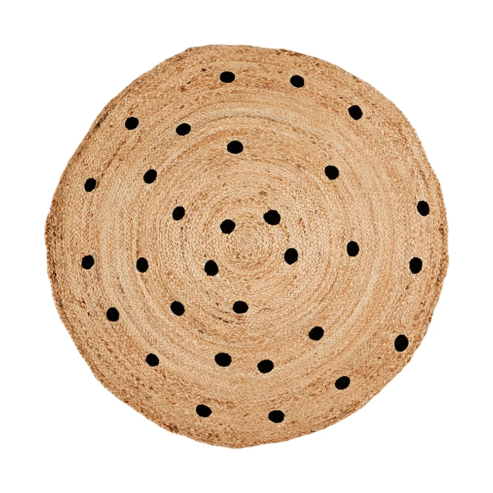 JUNI matta jute Ø100 cm