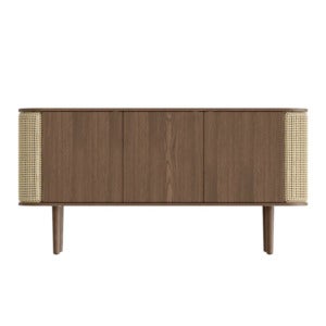 Treasures 3-dörrars skåp Dark Oak/Venetian Cane
