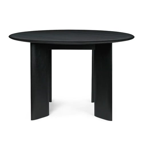 Bevel Matbord Ø117 cm - Black Oiled Beech