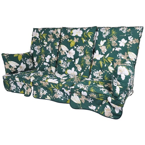 Hammockdynor Hög Rygg Green Botanical