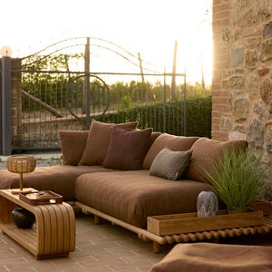 Rise prydnadskudde 50x50-Umber brown Rise