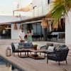 Ocean 3-sits soffa Dark grey Soft Rope