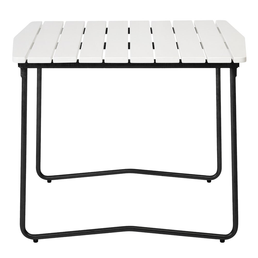 Bord B31 84 Vitlackad ek / svart stativ