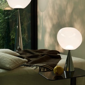 Melt Bordslampa Opal/Black LED