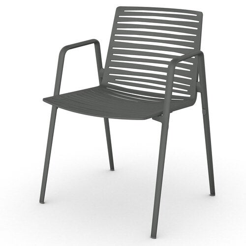 Zebra karmstol Metallic Grey