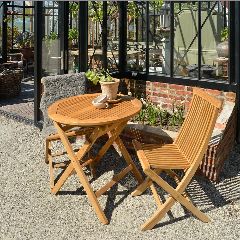 Turin matstol natur teak 