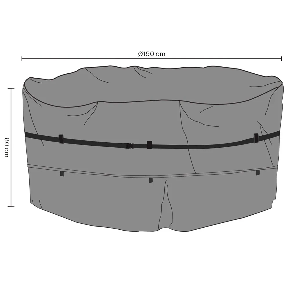 Brafab Möbelskydd Matgrupp Runt 150×80 Premium