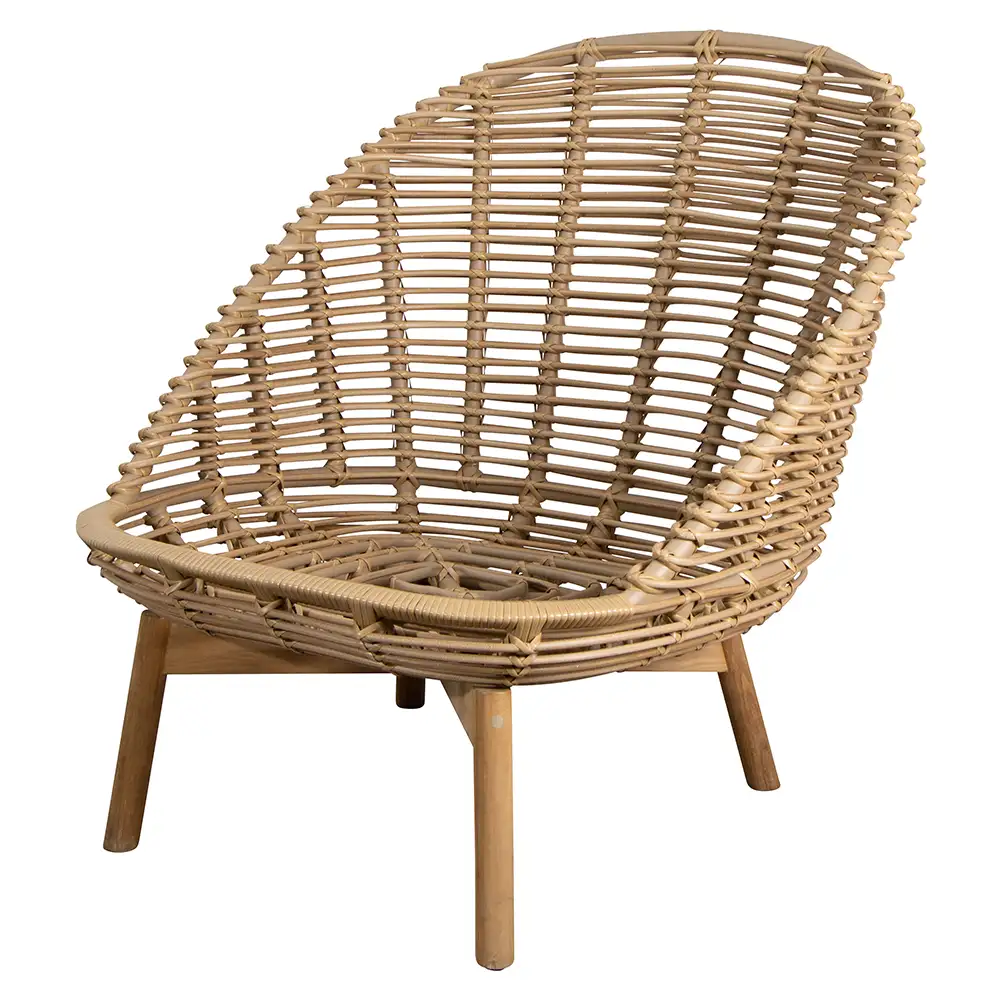 Cane-Line Hive loungestol m/teak ben Natural Weave