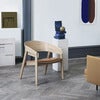 Cover Lounge Chair - Refine Leather Cognac Oak