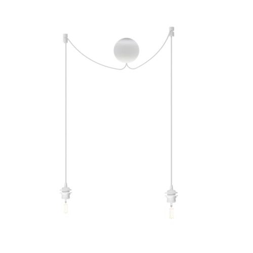 Cannonball Cluster Ø12 cm Sladd set dubbel White