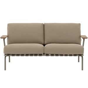 Settle 2-sits soffa Ribbed Weave 5/Taupe 