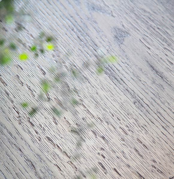 Trent matbord 130x130-250 cm Antikgrå