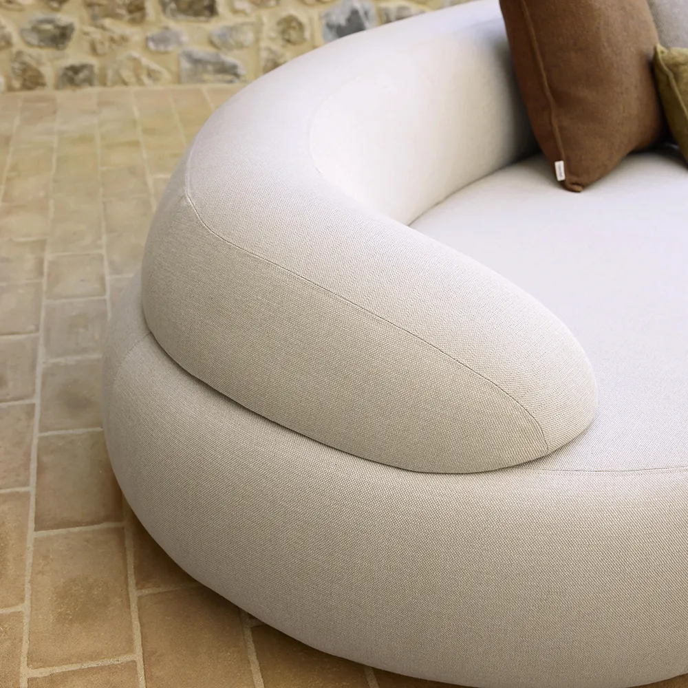 Mellow soffa modul höger m/långt ryggstöd Sand