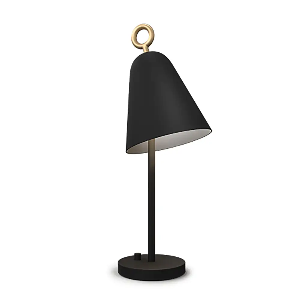 Bella bordslampa mattsvart E14