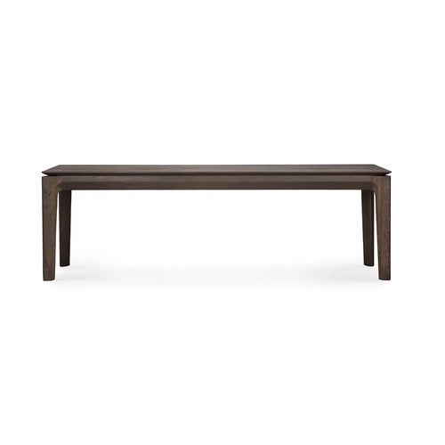 Bok Bänk 35x146 cm Brunlackad ek