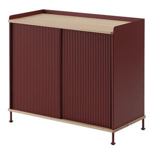 Enfold Sideboard 100 x 45 cm  - Oiled oak Deep Red