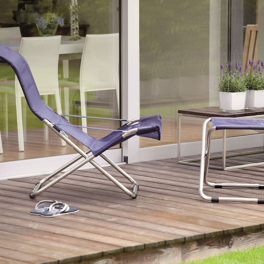 Fiesta vilstol marinblå aluminium 