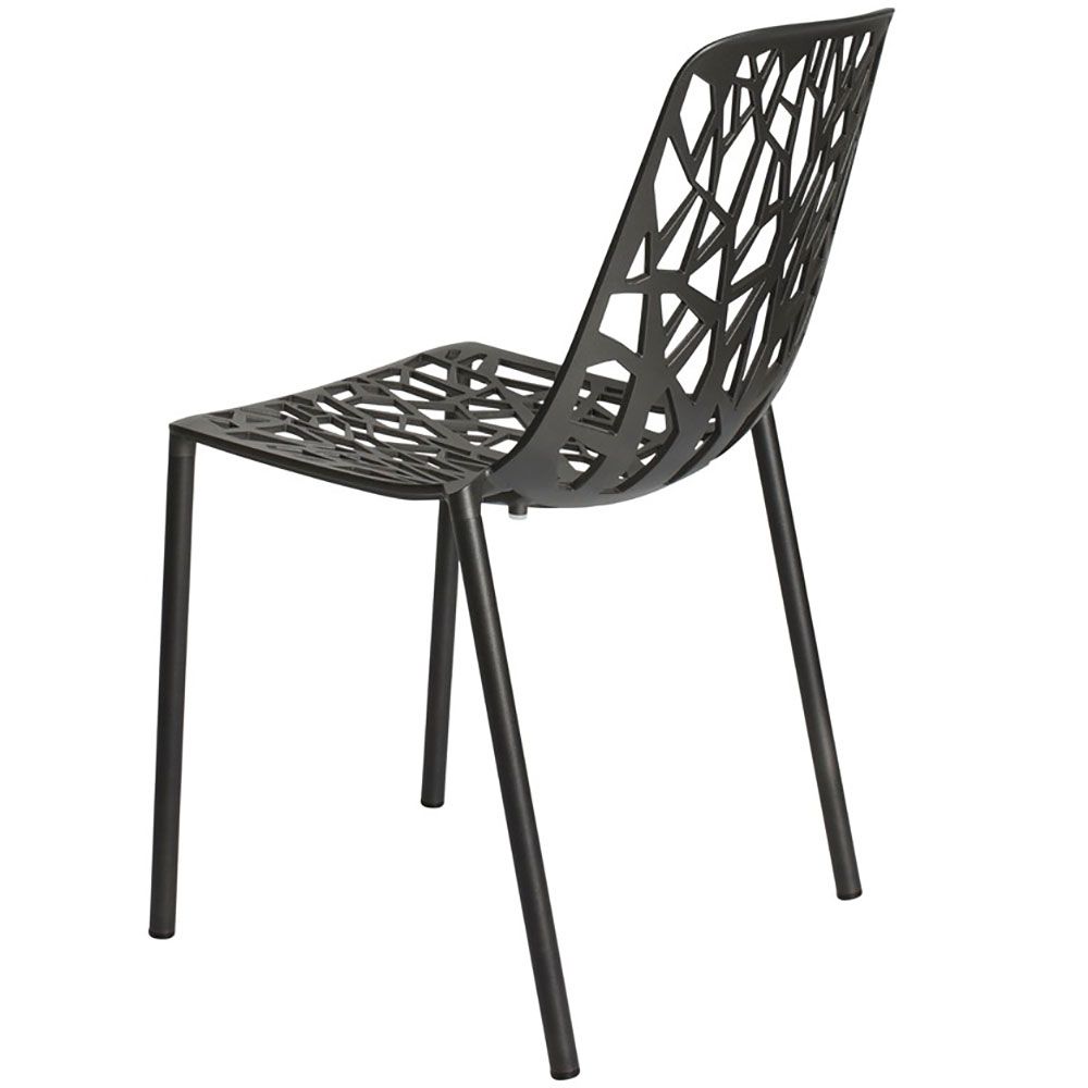 Forest matstol Black 