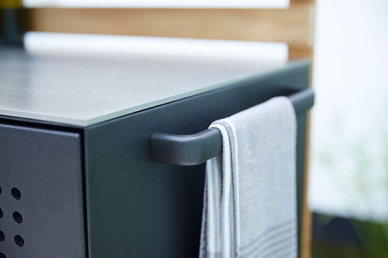 Drop Utekök Lavagrå Inkl. Vägg 