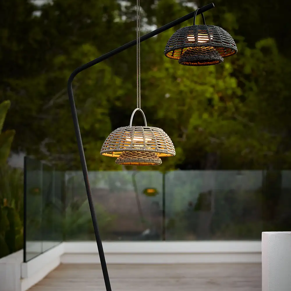 Illusion golvstativ Graphite, Soft Rope