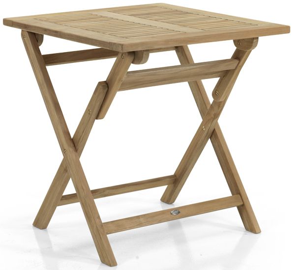 Turin fällbord 70 x 70  cm teak 