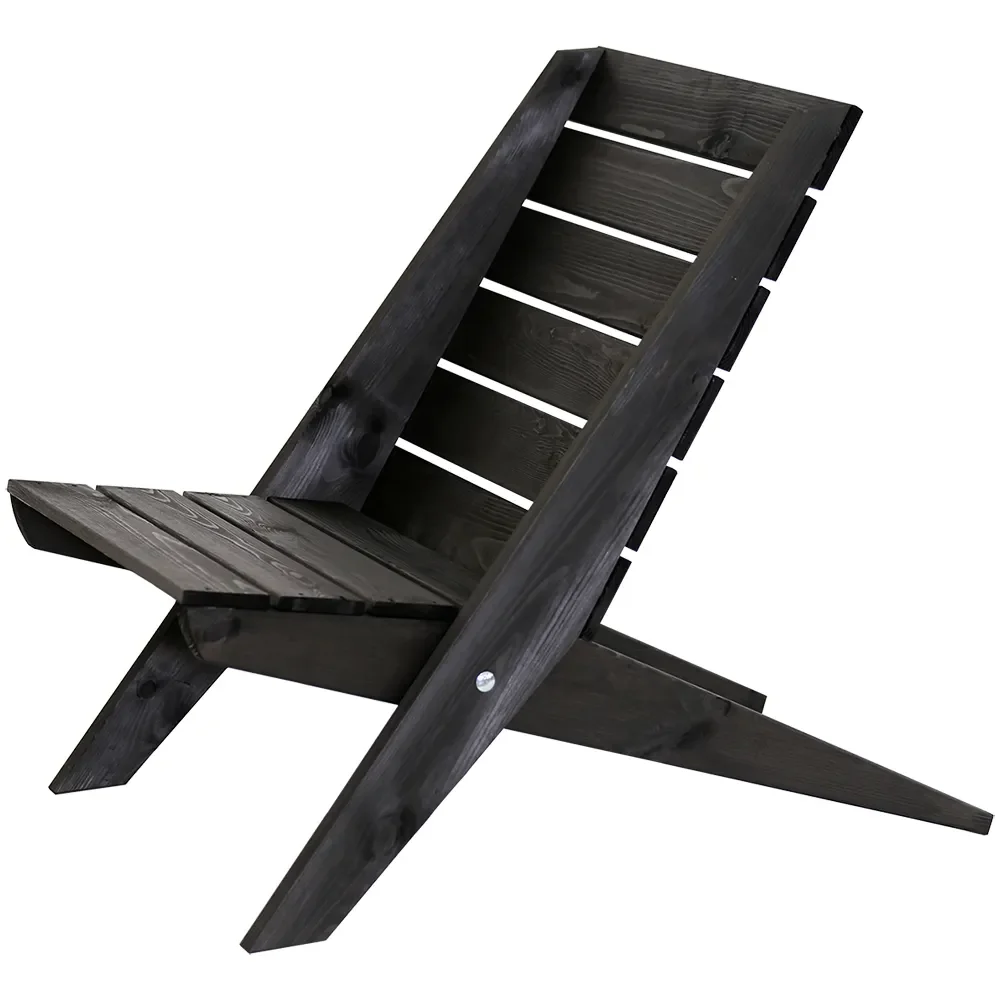 Granny stol Furu svart oljad