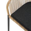 Delta stol    Svart / Natural Wicker/ Teddy Black