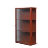 Haze Wall Cabinet - Reeded Glass - Oxide Red