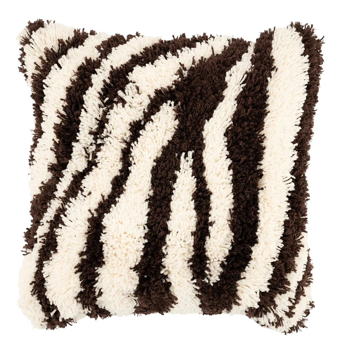 Prydnadskudde Marty Zebra Brown