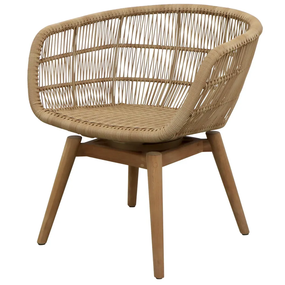 Stay stol m/teak svirvel Natural