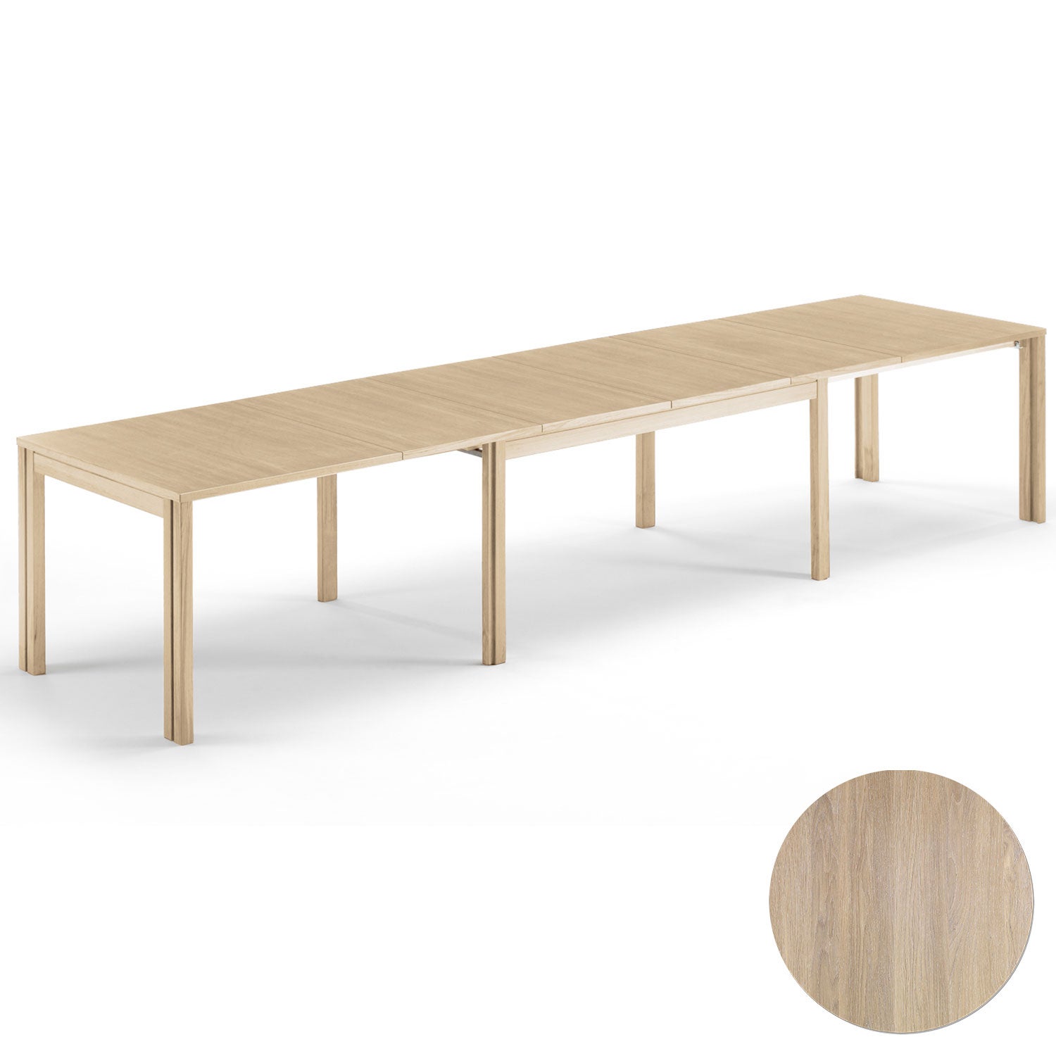 Sm23 Bord Ek Massiv Vitolja 150-306(358)X90X73Cm 