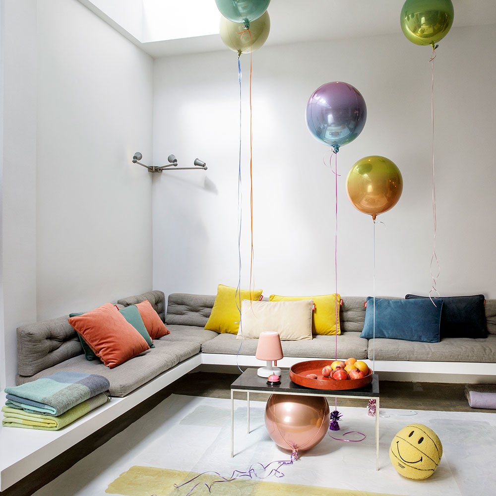 Kudde 50x50 cm velvet recycled rhubarb 