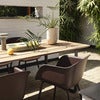 70/70 Matbord 225x90 cm Sapele Mahogany/Anthracite Black
