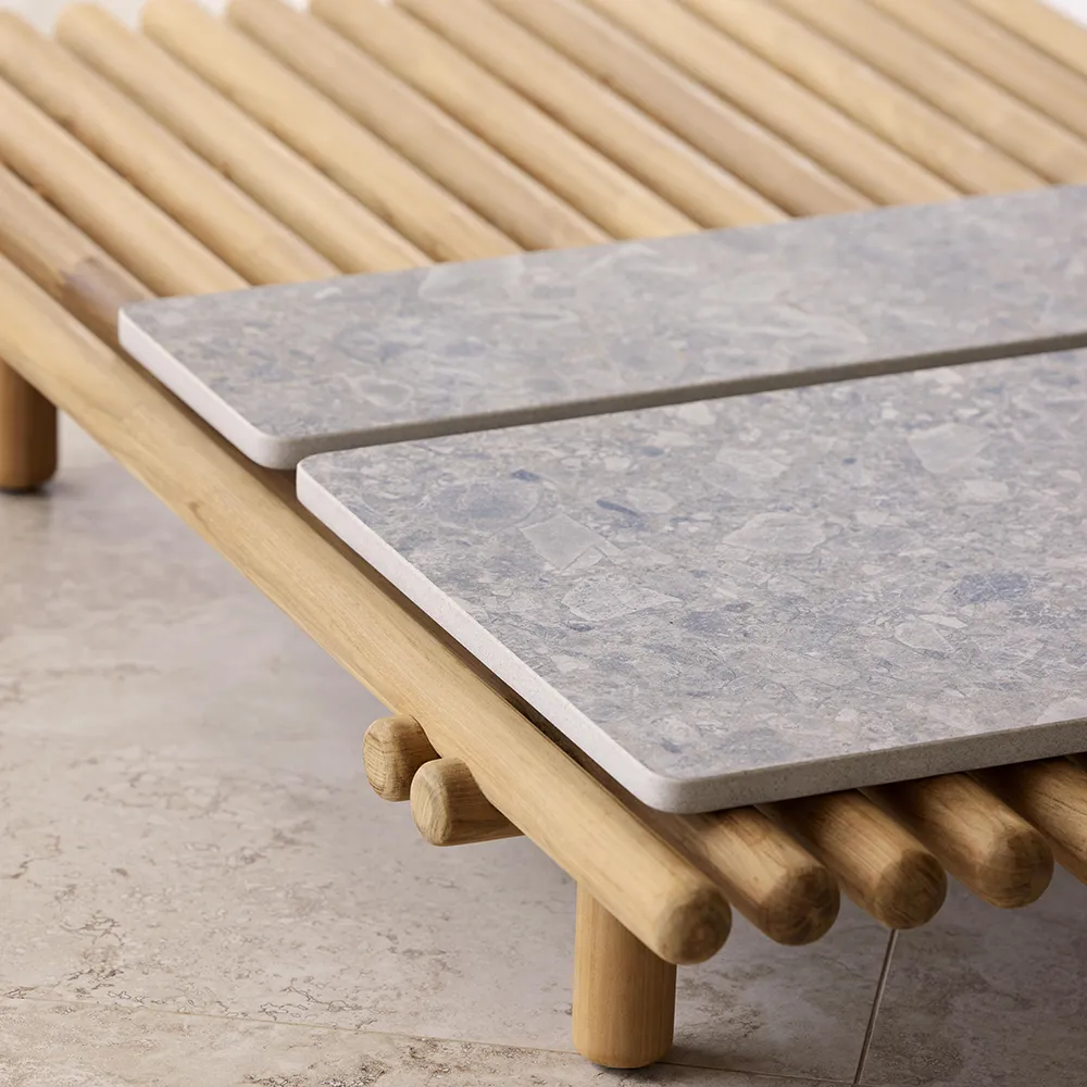 Bordsskiva 83x23 cm Multi colour keramik