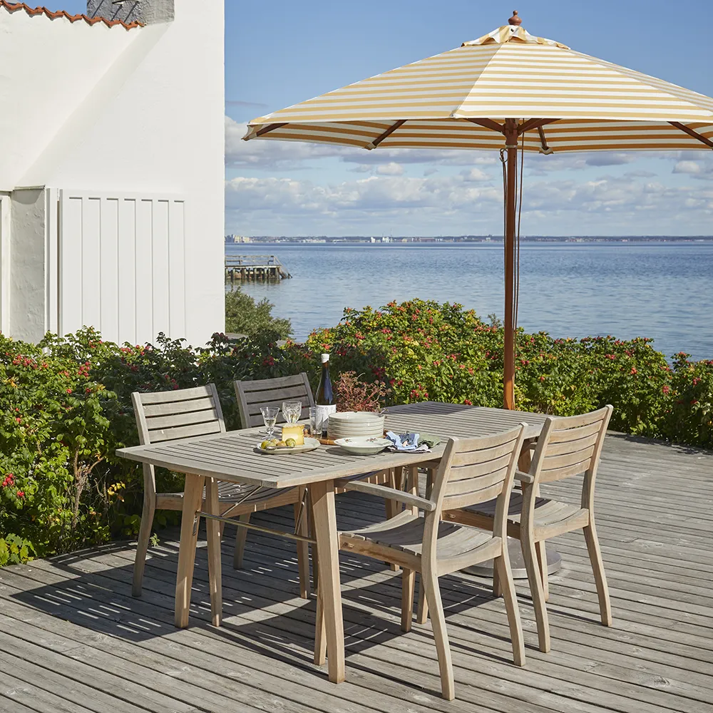 Ballare Matbord 90x196-296 cm Teak 