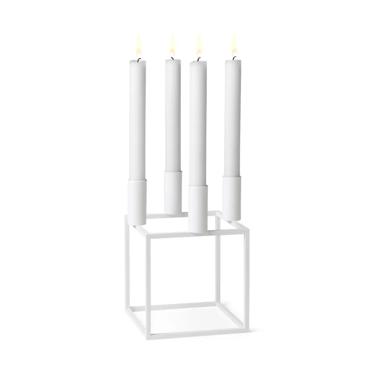 Kubus Ljusstake Kubus 4 - Vit