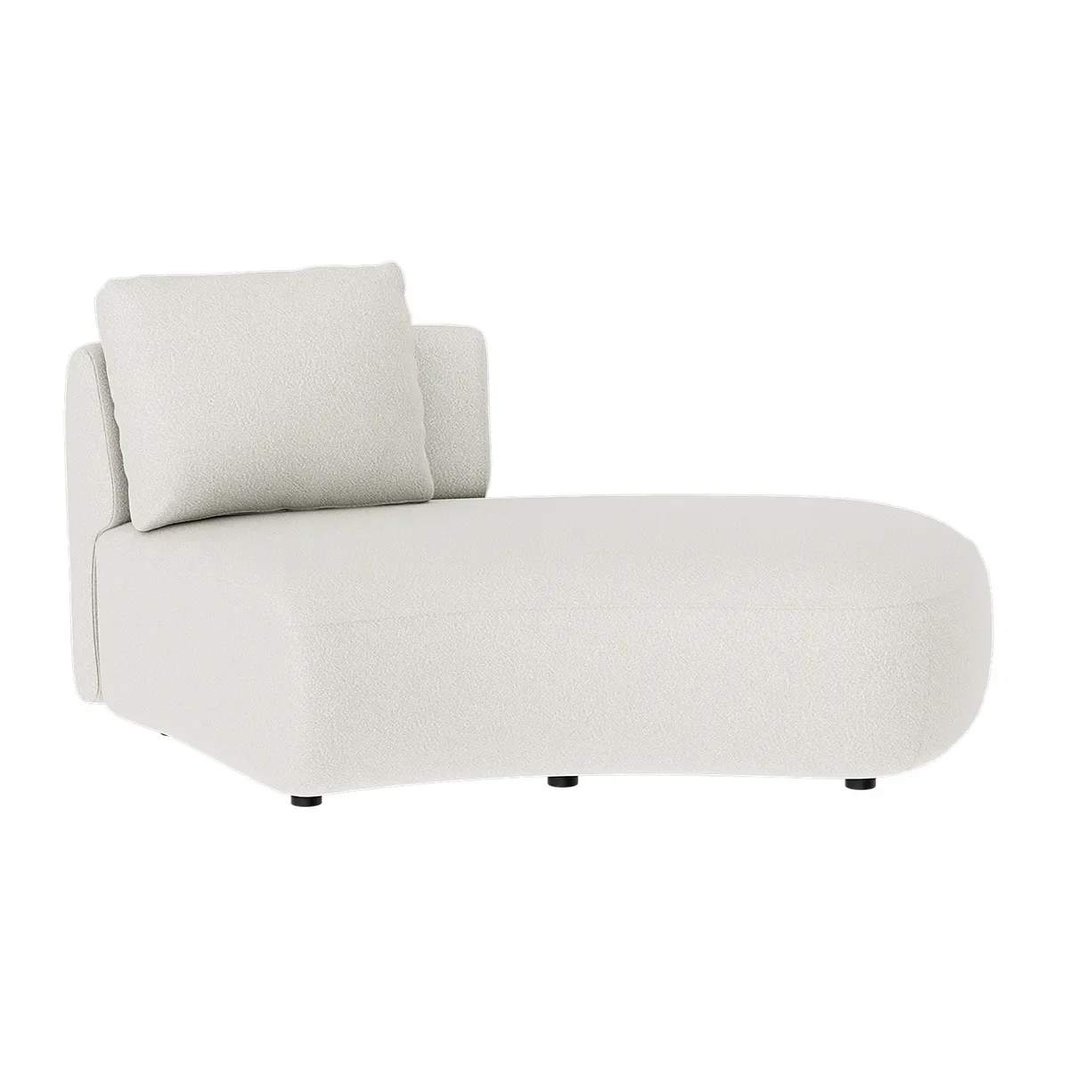 Dixon schäslong sektion höger Bouclé cream
